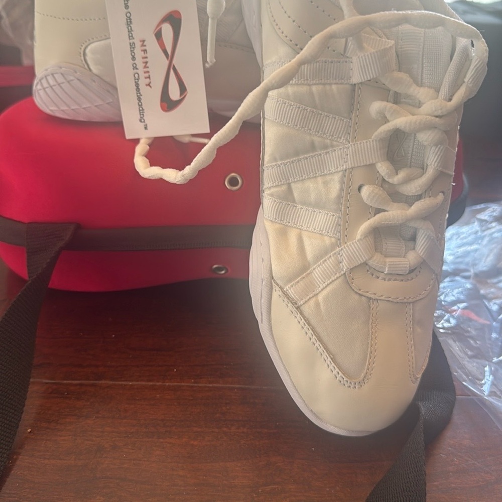 Nfinity White Evolution Cheer Athletic Shoes